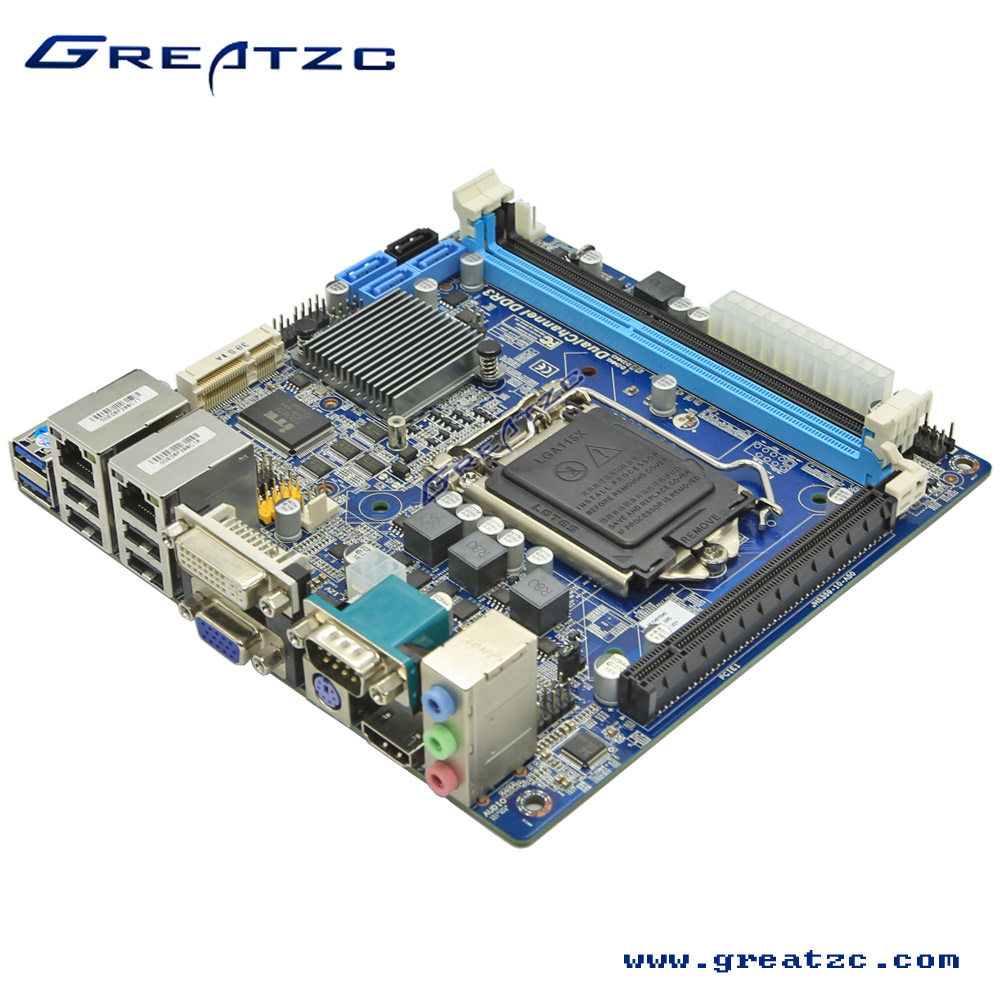 B85MINI ITX工控海角APP免费下载 雙網6COM三屏顯示 4代CPU