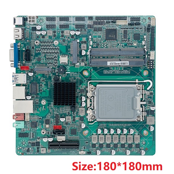 intel第12代13代桌麵式迷你工控海角APP免费下载ZC-ITXB660DC 雙網6COM